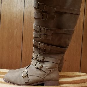 Tall Faux Leather boots